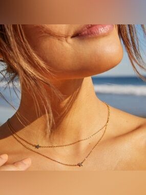 Jennifer Zeuner Star Double Necklace